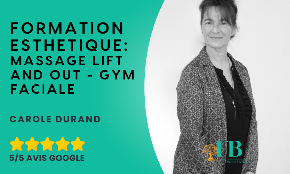 Formation esthétique facialiste : massage lift and out - gym faciale (technique intra buccale)